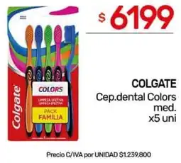 Nini Mayorista Colgate cep.dental colors med. oferta