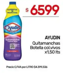 Nini Mayorista Ayudin quitamanchas botella col.vivos oferta