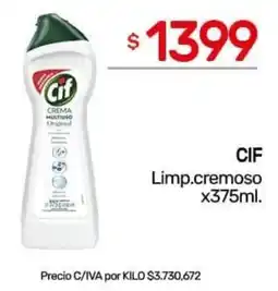 Nini Mayorista Cif limp.cremoso oferta