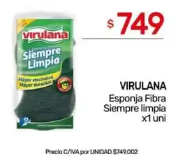 Nini Mayorista Virulana esponja fibra siempre limpia oferta