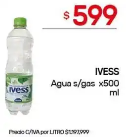 Nini Mayorista Ivess agua s/gas oferta