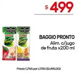 Nini Mayorista Baggio pronto alim. c/jugo de fruta oferta