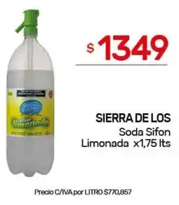 Nini Mayorista Sierra de los soda sifon limonada oferta