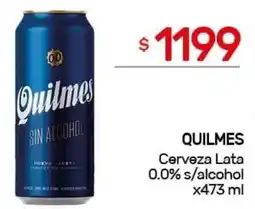 Nini Mayorista Quilmes cerveza lata 0.0% s/alcohol oferta