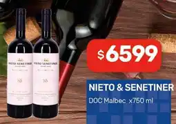 Nini Mayorista Nieto & senetiner doc malbec oferta