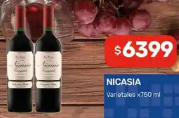 Nini Mayorista Nicasia varietales oferta