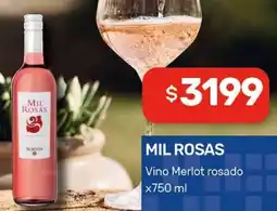 Nini Mayorista Mil rosas vino merlot rosado oferta
