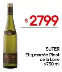 Nini Mayorista Suter etiq.marrón pinot de la loire oferta