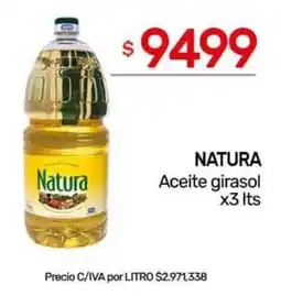 Nini Mayorista Natura aceite girasol oferta