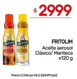 Nini Mayorista Fritolim aceite aerosol clásico/ manteca oferta