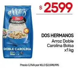 Nini Mayorista Dos hermanos arroz doble carolina bolsa oferta