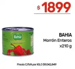 Nini Mayorista Bahia morrón enteros oferta