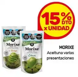 Nini Mayorista Morixe aceituna varias presentaciones oferta