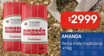 Nini Mayorista Amanda yerba mate tradicional oferta