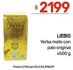 Nini Mayorista Liebig yerba mate con palo original oferta