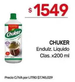 Nini Mayorista Chuker endulz. liquido clas. oferta
