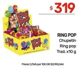 Nini Mayorista Ring pop chupetin ring pop trad. oferta