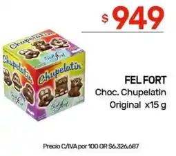 Nini Mayorista Fel fort choc. chupelatin original oferta