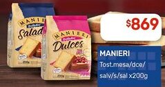 Nini Mayorista Manieri tost.mesa/dce/ salv/s/sal oferta