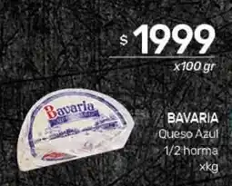 Nini Mayorista Bavaria queso azul 1/2 horma oferta