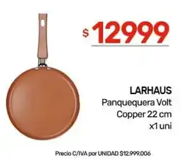 Nini Mayorista Larhaus panquequera volt copper oferta