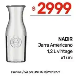 Nini Mayorista NADIR Jarra Americano oferta