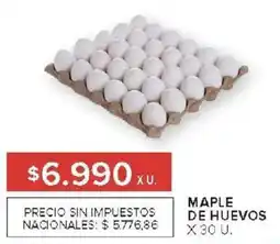 Carrefour Maple de huevos oferta