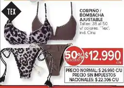 Carrefour Tex corpino / bombacha ajustable oferta