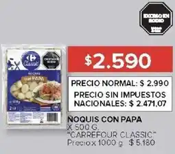 Carrefour Carrefour classic noquis con papa oferta