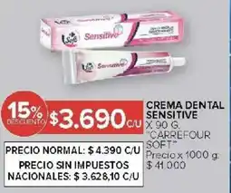 Carrefour Carrefour soft crema dental sensitive oferta