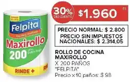 Carrefour Felpita rollo de cocina maxirollo oferta