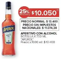Carrefour Aperol aperitivo con alcohol botella oferta