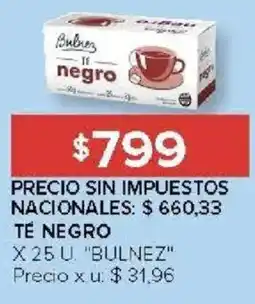 Carrefour Bulnez té negro oferta