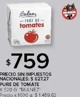 Carrefour Bulnez puré de tomate oferta