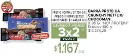 Carrefour Not protein barra proteica crunchy netflix/ chocomani oferta