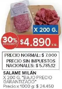 Carrefour Salame milan oferta