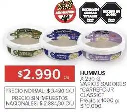 Carrefour Hummus oferta