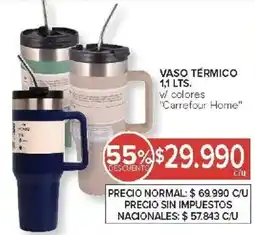 Carrefour Carrefour Home vaso térmico 1.1 lts oferta