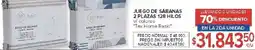 Carrefour Juego de sábanas oferta