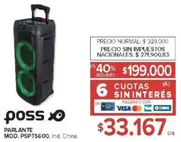 Carrefour Poss parlante oferta