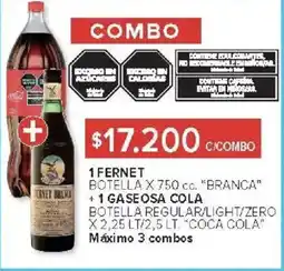 Carrefour Branca 1 fernet botella oferta