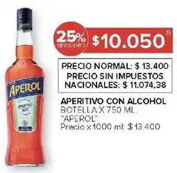 Carrefour aperol Aperitivo con alcohol botella oferta