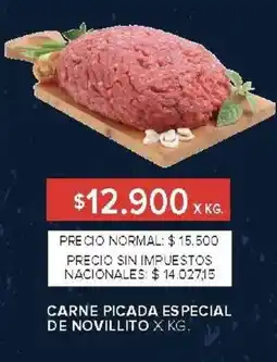 Carrefour Carne picada especial de novillito oferta
