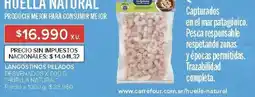 Carrefour Huella natural langostinos pelados desvenados oferta