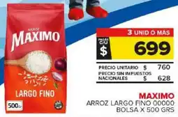 Carrefour Maxi Maximo arroz largo fino 00000 bolsa oferta