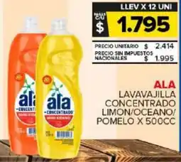 Carrefour Maxi Ala lavavajilla concentrado limon/oceano/ pomelo oferta