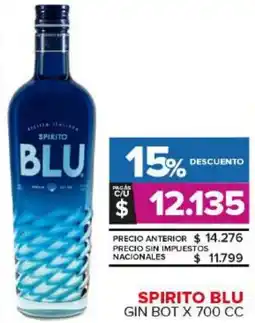 Carrefour Maxi Spirito blu gin bot oferta