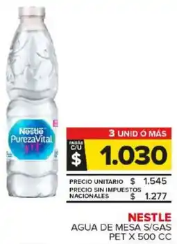 Carrefour Maxi Nestle agua de mesa s/gas pet oferta