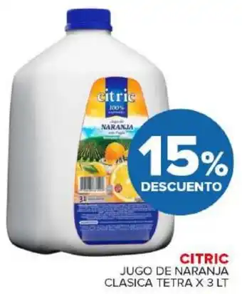 Carrefour Maxi Citric jugo de naranja clasica tetra oferta