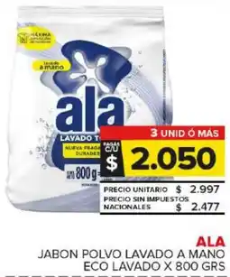 Carrefour Maxi Ala jabon polvo lavado a mano eco lavado oferta
